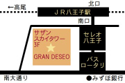 店舗までの地図